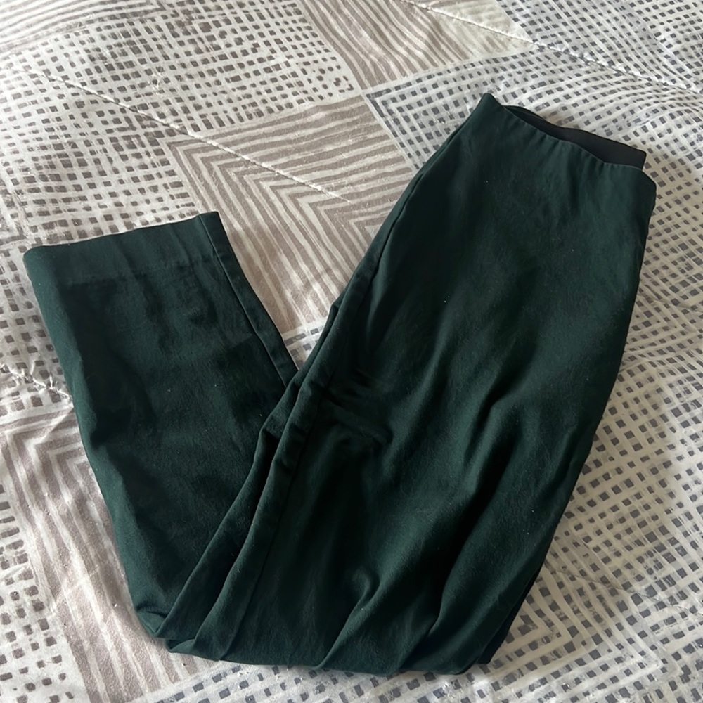 Green women’s work pant